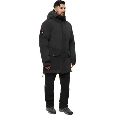 картинка Куртка Bask 21225-9009 мужская пуховая PUTORANA V4 черный 