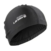 Шапочка для плавания Larsen LCA 102 черная от магазина Супер Спорт