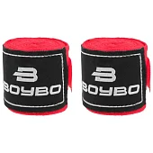 Бинты BoyBo 2,5 хлопок красный от магазина Супер Спорт
