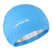 Шапочка для плавания Larsen Swim PU113 голубая от магазина Супер Спорт