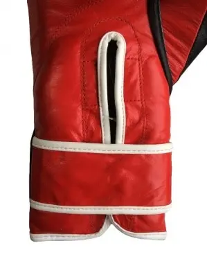 картинка Боксерские перчатки Top Rank Prof натуральная кожа 12 унций черные 