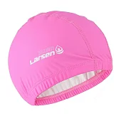 Шапочка для плавания Larsen Swim PU115 розовая от магазина Супер Спорт