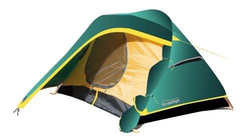 Палатка Tramp Colibri 2 (V2) (зеленый) от магазина Супер Спорт