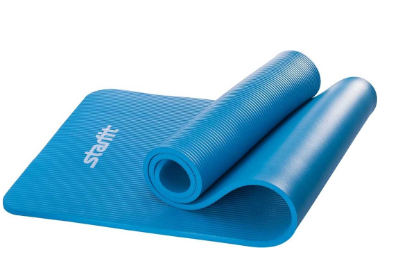 Коврик для йоги Starfit FM-301NBR 183*58*1,2 синий от магазина Супер Спорт