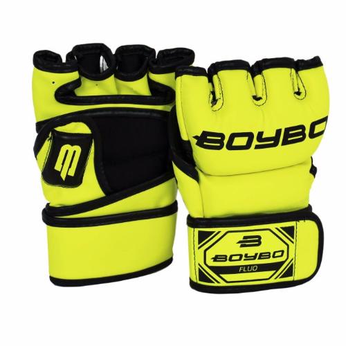 Перчатки BoyBo MMA Fluo зеленые от магазина Супер Спорт